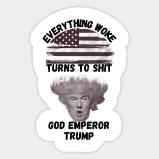 Everything Woke Sticker